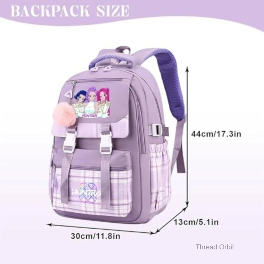 Lightweight Adjustable Daypack Backpack with Mult… - image 2